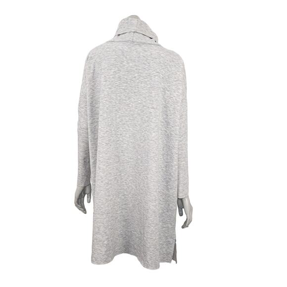 HATCH Maternity One Size Jones Knit Dress Turtleneck in Heather Gray - Picture 5 of 13